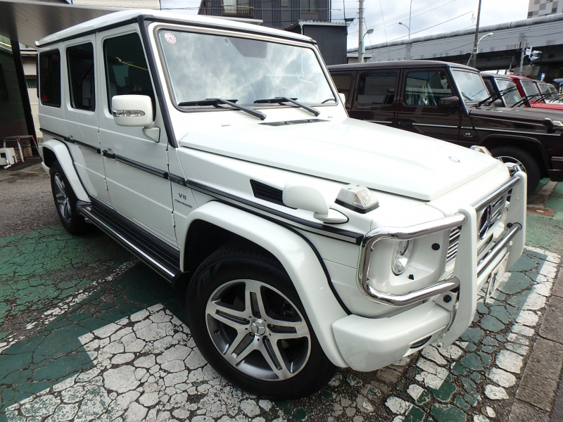 AMG Gクラス G55Lコンプレッサーディーラー車　カルサイトホワイト