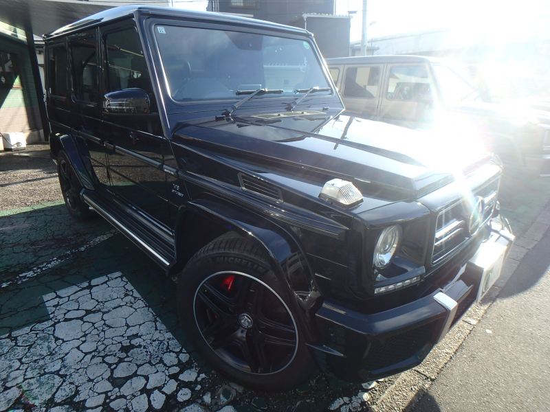 AMG Gクラス G63designoエクスクルーシブPKG　ディーラー車　右ハンドル　オブシディアンブラック