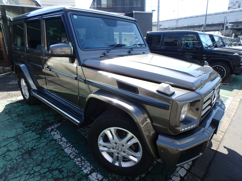 メルセデスベンツ Gクラス G350dラグジュアリーPKG　ディーラー車  新車ワンオーナー　インジウムグレー