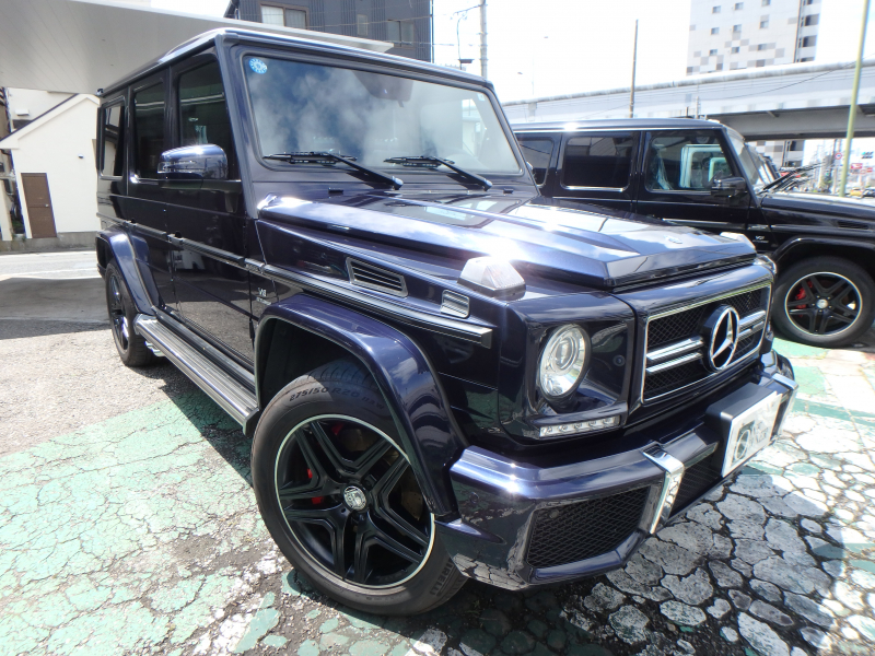 AMG Gクラス G63　左ハンドル　ディーラー車　タンザナイトブルー
