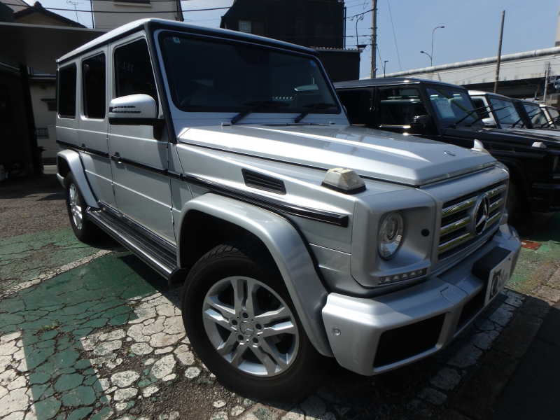 メルセデスベンツ Gクラス G350d　ラグジュアリーPKG　ディーラー車　ワンオーナー車　イリジウムシルバー