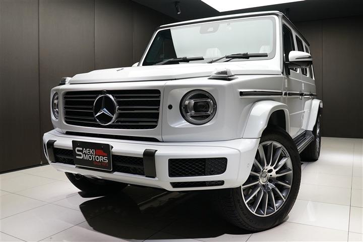 メルセデスベンツ Gクラス 2023年ﾓﾃﾞﾙ G400d RHD AMGﾗｲﾝ ﾏﾇﾌｧｸﾄｩｰｱPﾌ 20ｲﾝﾁAW ｵﾊﾟﾘｽﾎﾜｲﾄ.