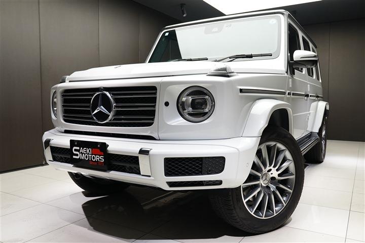 メルセデスベンツ Gクラス 2023年モデル G400d RHD AMGライン マヌファクトゥーアP＋ 20インチAW オパリスホワイト