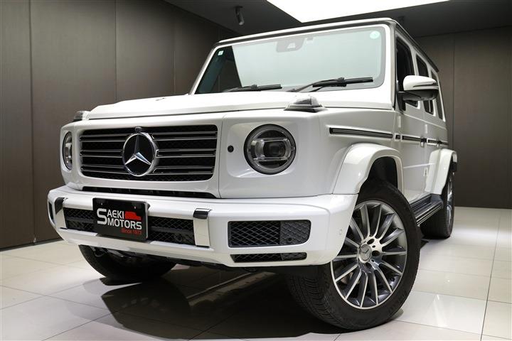 メルセデスベンツ Gクラス 2021年モデル G350d RHD AMGライン ラグジュアリーP アダプティブD 20インチAW ポーラーホワイト