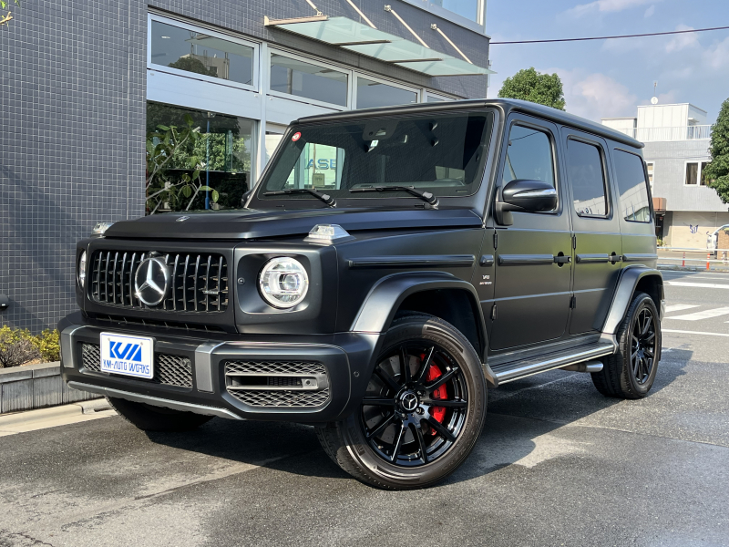 AMG Gクラス G63 左ハンドル AMGレザーエクスクルーシブP カーボンインテリアトリム ☆車検整備付☆