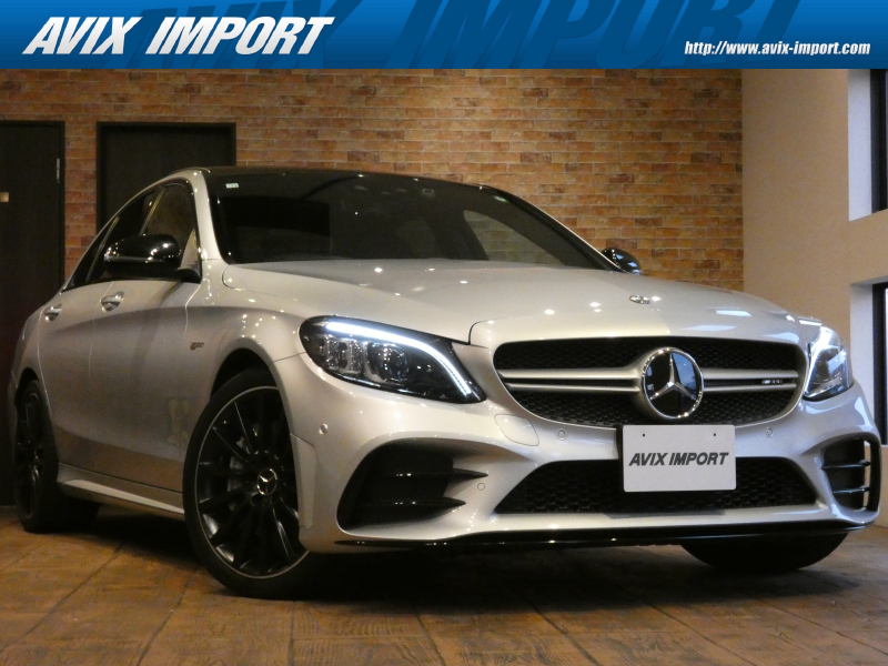 AMG Cクラス C43 AMG 4MATIC 後期 EXC-PKG 1ｵｰﾅｰ RSP ﾊﾟﾉﾗﾏSR 黒革 ﾅﾋﾞ TV Bｶﾒﾗ PTS Burmester ｴｱﾊﾞﾗﾝｽ ﾊﾟﾜｰﾄﾗﾝｸ ｷｰﾚｽｺﾞｰ ﾏﾙﾁﾋﾞｰﾑLED 19AW