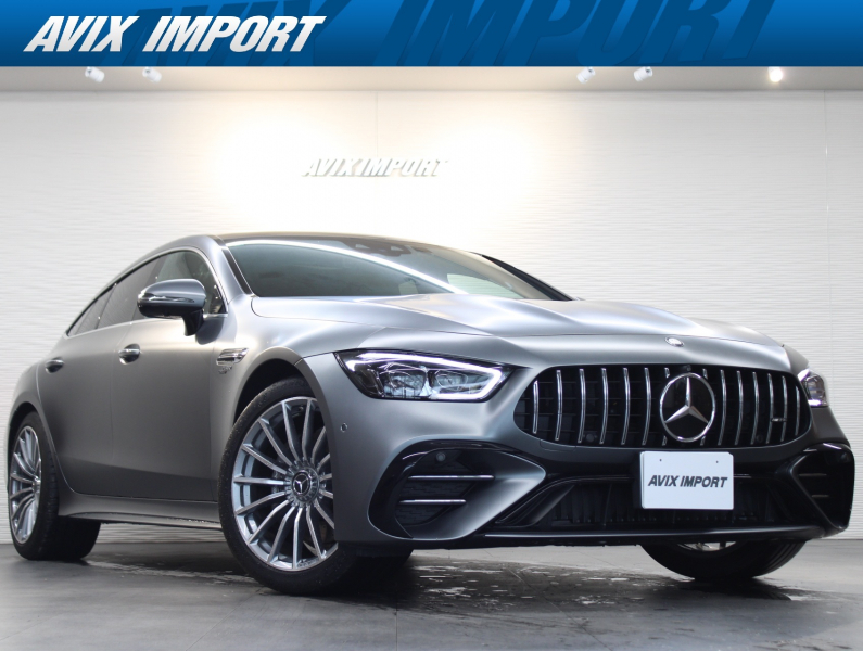 AMG GT 4ドアクーペ GT43 4MATIC+(ISG搭載ﾓﾃﾞﾙ) AMG RIDE CONTROL+PKG 右H正規D車 ﾊﾟﾉﾗﾐｯｸR 黒革 ｼｰﾄﾋｰﾀｰ＆ﾍﾞﾝﾁﾚｰﾀｰ 純正HDDﾅﾋﾞ地ﾃﾞｼﾞ Burmesterｻｳﾝﾄﾞ 全周ｶﾒﾗ＆PTS HUD＆ﾚｰﾀﾞｰｾｰﾌﾃｨPKG 専用ｴｱｻｽ＆20ｲﾝﾁAW 禁煙 1ｵｰﾅｰ