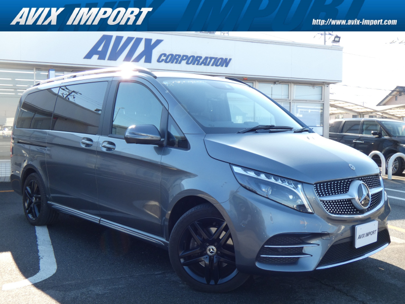 メルセデスベンツ Vクラス V220d AVG ﾛﾝｸﾞ AMGﾗｲﾝPKG 後期型 9速AT RSP ﾊﾟﾉﾗﾏSR 黒革 後席ﾌﾙﾌﾗｯﾄｼｰﾄ ｲﾝﾅｰﾌﾞﾗｯｸLEDﾗｲﾄ MBUXﾅﾋﾞ地ﾃﾞｼﾞ360°ｶﾒﾗ ﾌﾞﾙﾒｽﾀｰｻｳﾝﾄﾞ 19AW 禁煙 新車保証