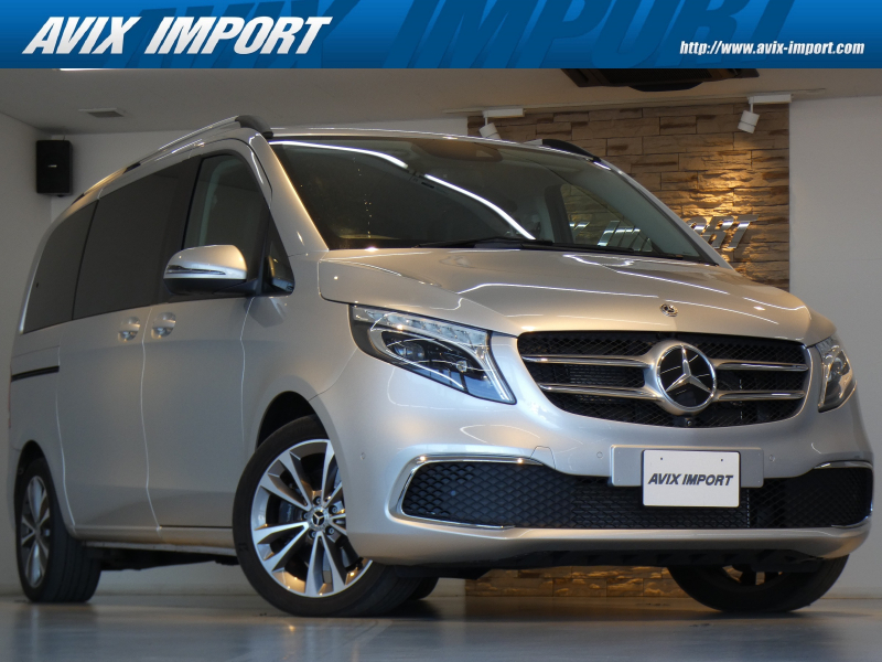 メルセデスベンツ Vクラス V220d AVG 後期型 ﾚｰﾀﾞｰｾｰﾌﾃｨｰPKG LEDﾍｯﾄﾞﾗｲﾄ 黒革 ﾘｱｴｱｺﾝ 純正MBUXﾅﾋﾞ地ﾃﾞｼﾞ360°ｶﾒﾗ  純正18AW 禁煙 正規D車