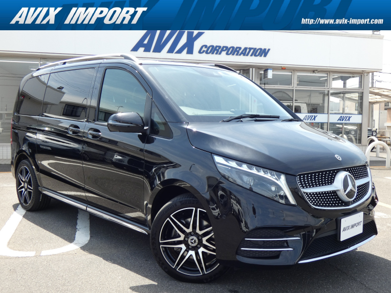 メルセデスベンツ Vクラス V220d AVG AMGﾗｲﾝPKG 後期型 9速AT ﾚｰﾀﾞｰｾｰﾌﾃｨｰPKG 黒革 後席ﾌﾘｯﾌﾟﾀﾞｳﾝﾓﾆﾀｰ ﾘｱｴｱｺﾝ 純正MBUXﾅﾋﾞ地ﾃﾞｼﾞ360°ｶﾒﾗ ｲﾝﾅｰﾌﾞﾗｯｸLEDﾍｯﾄﾞﾗｲﾄ AMG19AW 禁煙 正規D車