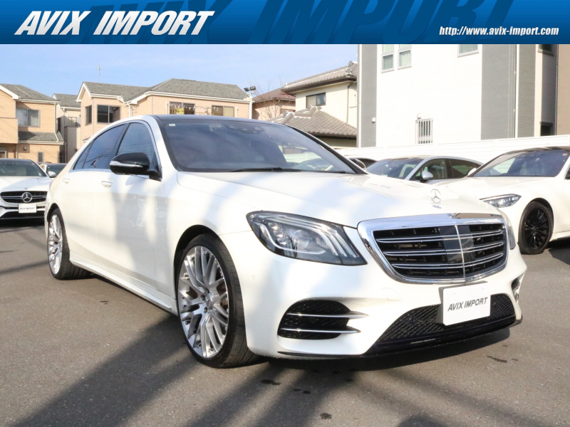 メルセデスベンツ Sクラス S560ﾛﾝｸﾞ AMGﾗｲﾝ ｼｮｰﾌｧｰPKG V8ﾂｲﾝﾀｰﾎﾞ 後期型 右H 正規D車 ﾊﾟﾉﾗﾐｯｸR 黒革 全席ｼｰﾄﾋｰﾀｰ＆ﾍﾞﾝﾁﾚｰﾀｰ 純正ﾅﾋﾞ地ﾃﾞｼﾞ CarPlay Burmesterｻｳﾝﾄﾞ ﾘｱｴﾝﾀｰﾃｲﾒﾝﾄ 全周ｶﾒﾗ＆PTS HUD＆ﾚｰﾀﾞｰｾｰﾌﾃｨPKG 赤ｷｬﾘﾊﾟｰ 社外21AW 禁煙車