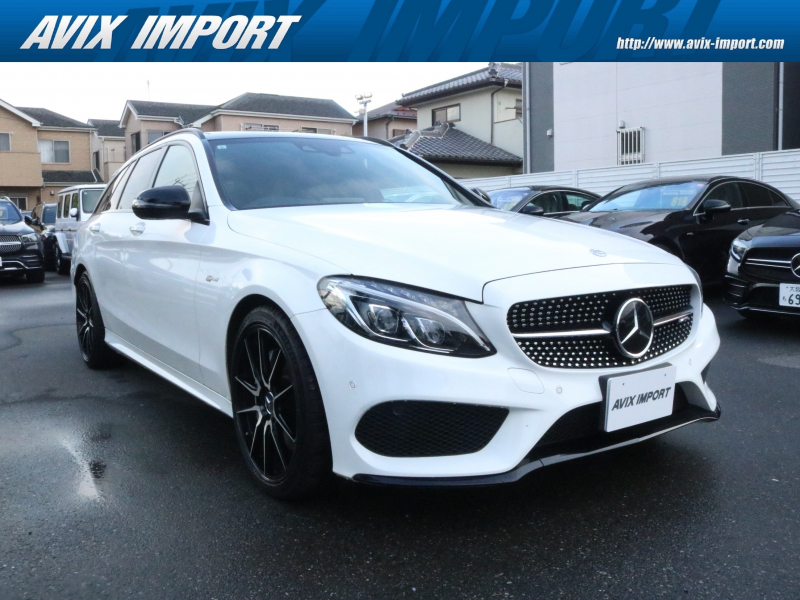 AMG Cクラス C43 4MATIC ｽﾃｰｼｮﾝﾜｺﾞﾝ V6ﾂｲﾝﾀｰﾎﾞ ﾊﾟﾉﾗﾐｯｸSR 黒革 ｼｰﾄﾋｰﾀｰ 純正ﾅﾋﾞ地ﾃﾞｼﾞ Burmesterｻｳﾝﾄﾞ Bｶﾒﾗ＆PTS ﾚｰﾀﾞｰｾｰﾌﾃｨPKG 電動ﾃｰﾙｹﾞｰﾄ TWS製19ｲﾝﾁAW