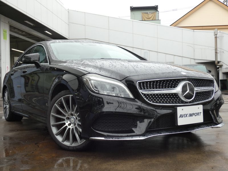 メルセデスベンツ CLS CLS220d AMGﾗｲﾝ 後期 右H正規D車 ｶﾞﾗｽSR 黒革 全席ｼｰﾄﾋｰﾀｰ 純正HDDﾅﾋﾞ地ﾃﾞｼﾞ 全周ｶﾒﾗ＆PTS  ﾚｰﾀﾞｰｾｰﾌﾃｨPKG 電動Rｹﾞｰﾄ 純正19ｲﾝﾁAW