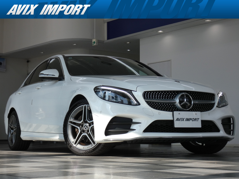 メルセデスベンツ Cクラス C220d 後期型 ﾛｰﾚｳｽED 特別仕様車 AMGｽﾎﾟｰﾂﾌﾟﾗｽPKG  黒革 ｼｰﾄﾋｰﾀｰ 純正HDDﾅﾋﾞ地ﾃﾞｼﾞ Bｶﾒﾗ＆PTS HUD＆ﾚｰﾀﾞｰｾｰﾌﾃｨPKG LEDﾍｯﾄﾞﾗｲﾄ 電動ﾄﾗﾝｸ 9速AT ｴｱｻｽ 専用18AW 禁煙車