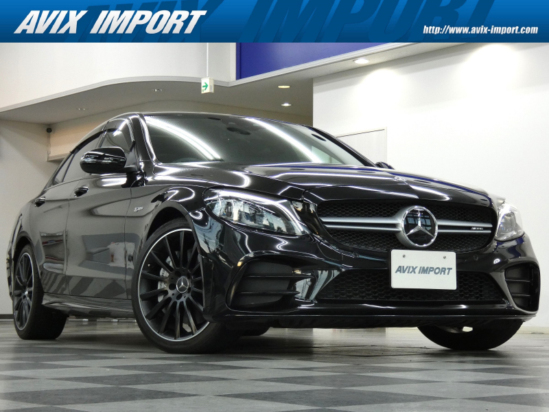 AMG Cクラス C43 4MATIC V6ﾂｲﾝﾀｰﾎﾞ 後期型 EXC-PKG ﾊﾟﾉﾗﾐｯｸSR 黒革 ｼｰﾄﾋｰﾀｰ 純正HDDﾅﾋﾞ地ﾃﾞｼﾞ Burmesterｻｳﾝﾄﾞ Apple CarPlay Bｶﾒﾗ＆PTS HUD＆ﾚｰﾀﾞｰｾｰﾌﾃｨPKG ﾏﾙﾁﾋﾞｰﾑLED 電動Rｹﾞｰﾄ 純正19AW 禁煙車