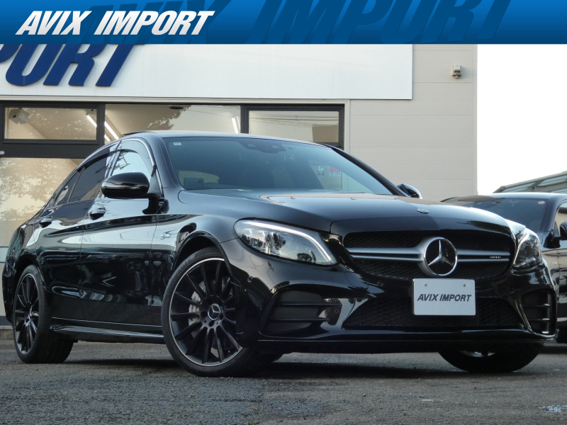 AMG Cクラス C43 4MATIC V6ﾂｲﾝﾀｰﾎﾞ 後期型 EXC-PKG ﾊﾟﾉﾗﾐｯｸSR 黒革 ｼｰﾄﾋｰﾀｰ 純正ﾅﾋﾞ 地ﾃﾞｼﾞ＆CarPlay Burmesterｻｳﾝﾄﾞ Bｶﾒﾗ＆PTS HUD＆ﾚｰﾀﾞｰｾｰﾌﾃｨPKG ｴｱﾊﾞﾗﾝｽ ﾏﾙﾁﾋﾞｰﾑLED ﾌｯﾄﾄﾗﾝｸ 専用19AW 禁煙