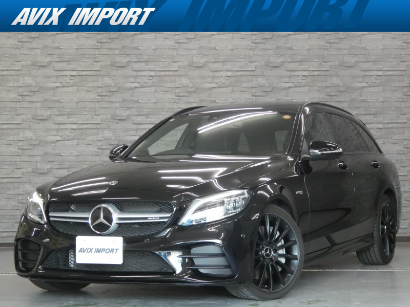 AMG Cクラス Mercedes-AMG C43 AMG 4MATIC ｽﾃｰｼｮﾝﾜｺﾞﾝ 後期 右H V6ﾂｲﾝﾀｰﾎﾞ RSP ﾊﾟﾉﾗﾏSR 黒革 純正ﾅﾋﾞ TV Bｶﾒﾗ PTS ﾃﾞｨｽﾄﾛ Burmester AppleCarPlay ｴｱﾊﾞﾗﾝｽPKG HUD ﾊﾟﾜｰﾄﾗﾝｸ ｷｰﾚｽｺﾞｰ ﾏﾙﾁﾋﾞｰﾑLEDﾗｲﾄ AMG19AW