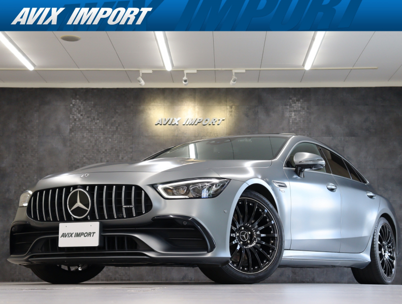 AMG GT Mercedes-AMG GT43 4MATIC+ (ISG搭載) ﾗｲﾄﾞｺﾝﾄﾛｰﾙ+PKG ﾊﾟﾉﾗﾐｯｸﾙｰﾌ 黒革 ﾚｰﾀﾞｰｾｰﾌ MBUX ﾅﾋﾞ TV 360°ｶﾒﾗ ｼｰﾄﾋｰﾀｰ ﾍﾞﾝﾁﾚｰｼｮﾝ ﾘﾗｸｾﾞｰｼｮﾝ機能 Burmester LEDﾍｯﾄﾞﾗｲﾄ Rolfhartge20AW