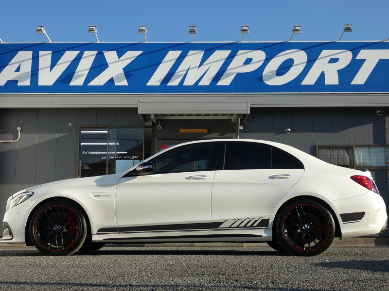 AMG Cクラス C63S Edition1 (限定350台) 右H ﾀﾞｲﾔﾓﾝﾄﾞｽﾃｯﾁ黒革 EXC-PKG