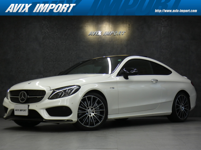 AMG Cクラス C43 4MATIC ｸｰﾍﾟ 禁煙 赤革 ﾊﾟﾉﾗﾏSR AMGｽﾀｲﾘﾝｸﾞPKG AMGｴｸﾞｿﾞｰｽﾄS RSP ﾃﾞｨｽﾄﾛ HUD ﾅﾋﾞTV FMAMﾗｼﾞｵ Bluetooth&ｵｰﾃﾞｨｵ Bｶﾒﾗ Burmester 前席M付Pｼｰﾄ&ｼｰﾄﾋｰﾀｰ LEDﾍｯﾄﾞﾗｲﾄ Pﾄﾗﾝｸ AMGﾏﾙﾁｽﾎﾟｰｸ19AW
