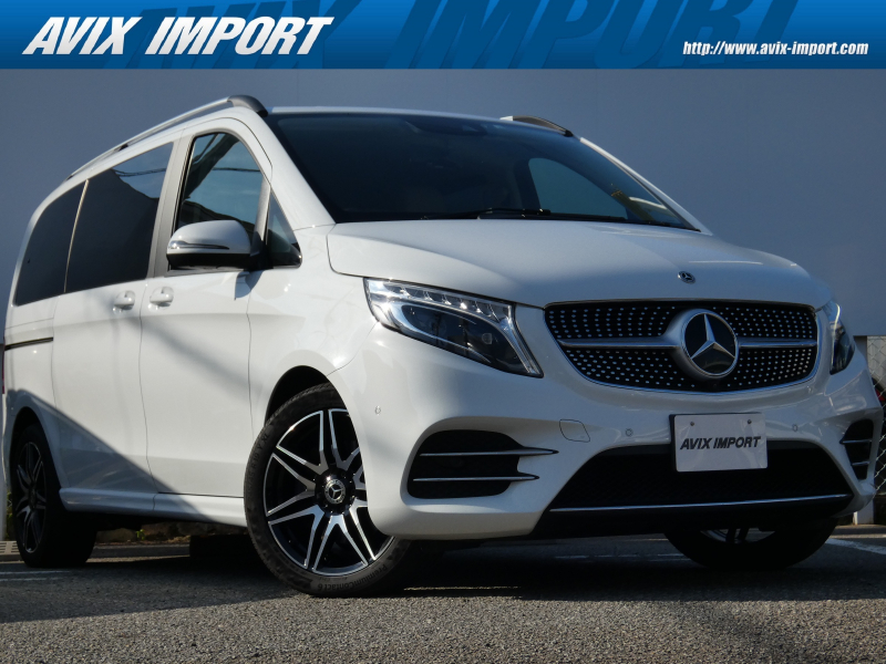 メルセデスベンツ Vクラス V220d AVG AMGﾗｲﾝ 後期型 RSP 9速AT ﾍﾞｰｼﾞｭ革 LED MBUXﾅﾋﾞ地ﾃﾞｼﾞ ｼｰﾄﾋｰﾀｰ ﾘｱｴｱｺﾝ 360°ｶﾒﾗ 社外ﾃﾞｼﾞﾀﾙｲﾝﾅｰﾐﾗｰ 19AW 7人乗 禁煙 1ｵﾅ 正規D車