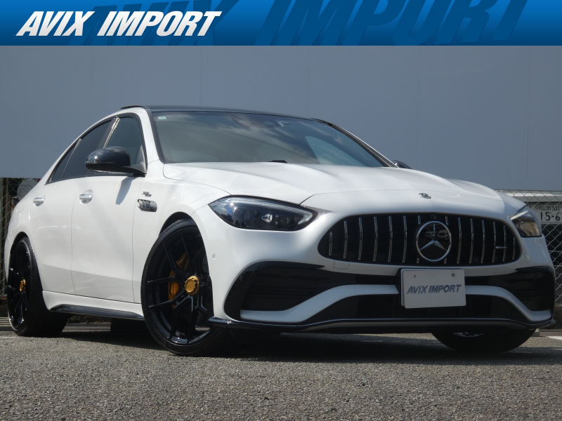 AMG Cクラス C43 4MATIC BSG搭載ﾓﾃﾞﾙ 黒本革 ﾊﾟﾉﾗﾏSR AMGﾅｲﾄPKG LED ｼｰﾄﾋｰﾀｰ ﾍﾞﾝﾁﾚｰｼｮﾝ MBUXﾅﾋﾞ ARﾅﾋﾞ 地ﾃﾞｼﾞ360°ｶﾒﾗ Meｺﾈｸﾄ HUD Burmester3Dｻｳﾝﾄﾞｱﾝﾋﾞｴﾝﾄﾗｲﾄ HUD BOSSEN製20AW ﾘｱｱｸｽﾙｽﾃｱﾘﾝｸﾞ 禁煙 右H 正規D車