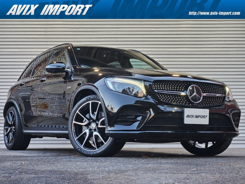 AMG GLC GLC43 4MATIC ﾚｻﾞｰEXC-PKG ﾊﾟﾉﾗﾏSR 黒革 全席ｼｰﾄﾋｰﾀｰ 純正HDDﾅﾋﾞ地ﾃﾞｼﾞ Burmesterｻｳﾝﾄﾞ 全周ｶﾒﾗ＆PTS ﾚｰﾀﾞｰｾｰﾌﾃｨPKG 純正21ｲﾝﾁAW