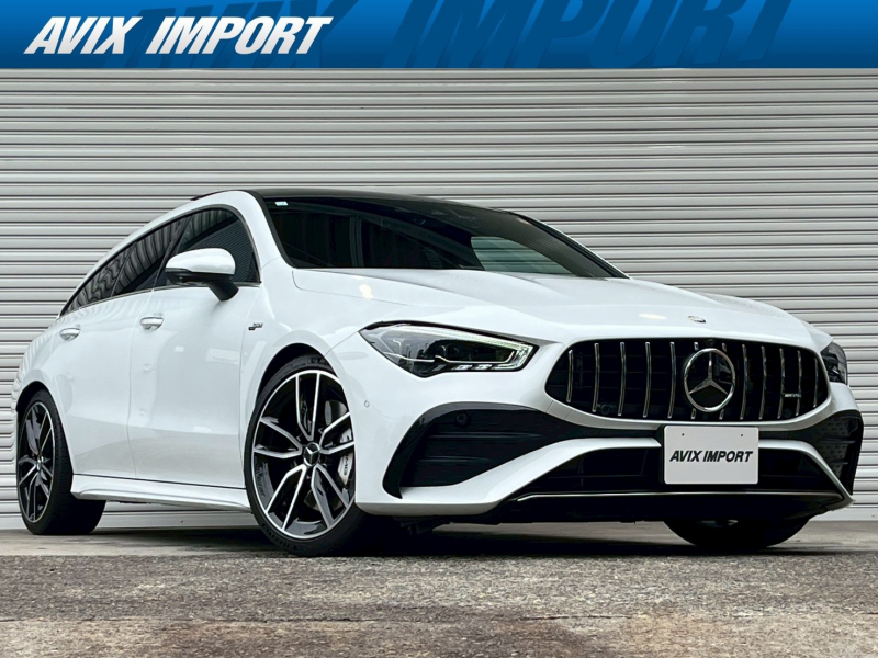AMG CLAクラス CLA35 4MATIC Shooting Brake(BSG搭載ﾓﾃﾞﾙ) AMGｱﾄﾞﾊﾞﾝｽﾄﾞ&ﾊﾟﾌｫｰﾏﾝｽPKG ﾊﾟﾉﾗﾐｯｸSR 赤/黒革 ｼｰﾄﾋｰﾀｰ MBUXｲﾝﾃﾘｱｱｼｽﾄ 全周ｶﾒﾗ＆PTS ｴﾅｼﾞｬｲｼﾞﾝｸﾞPKG HUD＆ﾚｰﾀﾞｰｾｰﾌﾃｨPKG ﾏﾙﾁﾋﾞｰﾑLEDﾗｲﾄ 専用19ｲﾝﾁAW 禁煙