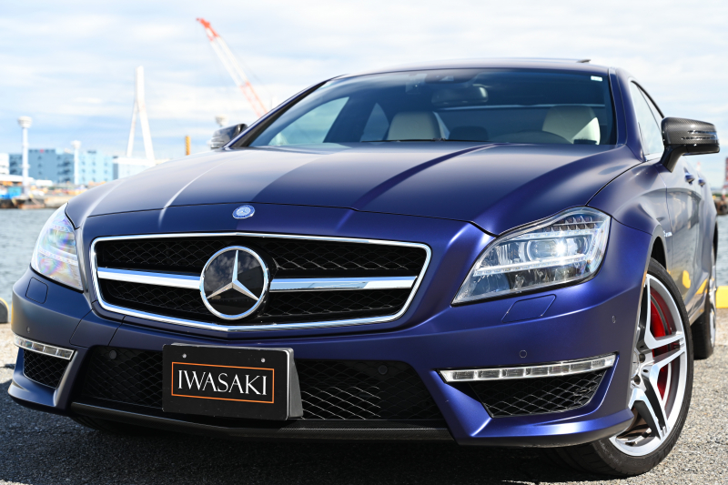 AMG CLSクラス 超希少大人気モデル特注フルオーダーモデルAMG CLS63Sデジーノ正規ディーラー車法人1オーナー禁煙車ガレージ保管新車時より全ディーラー整備車両OPデジーノミスティックブルー＆ポーセレンフルレザーパフォーマンスPKG鍛造20インチカーボンPKGマットフルプロテクションフィルム施工超極上車必見です！！