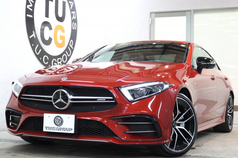 AMG CLSクラス CLS53 4MATIC+ ﾚｰﾀﾞｰｾｰﾌﾃｨPKG　ISG搭載 現行 中期 MEｺﾈｸﾄ ｷｰﾚｽｺﾞｰ 赤本革 ﾍﾞﾝﾁﾚｰﾀｰ ｻﾝﾙｰﾌ ﾍｯﾄﾞｱｯﾌﾟD HDDﾅﾋﾞTV ｽﾏﾎ連携 ﾌﾞﾙﾒｽﾀｰ 360ｶﾒﾗ PTS LEDﾗｲﾄ ﾌｯﾄﾄﾗﾝｸOP AMG専用装備&ﾁｭｰﾆﾝｸﾞ ﾜｲﾔﾚｽ充電 9AT　2年保証【期間限定在庫】