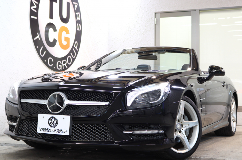 メルセデスベンツ SLクラス SL350 AMGｽﾎﾟｰﾂ&ﾚｰﾀﾞｰｾｰﾌﾃｨPKG　1ｵｰﾅｰ ｷｰﾚｽｺﾞｰ 黒本革 ｴｱｽｶｰﾌ HDDﾅﾋﾞTV BT音楽 ﾊﾞｯｸｶﾒﾗ PTS ｷｾﾉﾝ AMGｴｱﾛ&19AW ABCｻｽ 自動ﾄﾗﾝｸ&ﾌｯﾄﾄﾗﾝｸOP 7AT　2年保証【期間限定在庫】