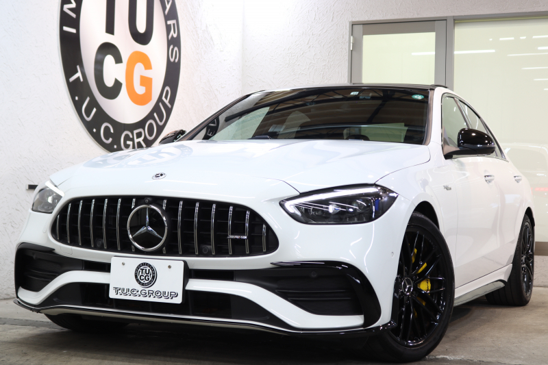AMG Cクラス C43 4MATIC ﾚｰﾀﾞｰｾｰﾌﾃｨPKG　現行型 BSG搭載 MEｺﾈｸﾄ ｷｰﾚｽｺﾞｰ 黒本革 ﾍﾞﾝﾁﾚｰﾀｰ ﾊﾟﾉﾗﾏSR MBUXﾅﾋﾞTV&ｷｬﾝｾﾗｰ ﾌﾞﾙﾒｽﾀｰ ｽﾏﾎ連携 360ｶﾒﾗ PTS DIGITALﾗｲﾄ 自動ﾄﾗﾝｸ ﾜｲﾔﾚｽ充電 ﾘｱｱｸｽﾙｽﾃｱ   9AT　2年保証付
