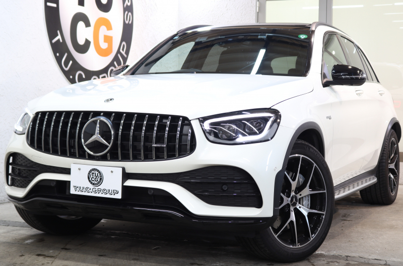 AMG GLC GLC43 4MATIC ﾚｻﾞｰｴｸｽｸﾙｰｼﾌﾞ&ﾚｰﾀﾞｰｾｰﾌﾃｨPKG　後期 MEｺﾈｸﾄ ｷｰﾚｽｺﾞｰ 黒本革 ｼｰﾄﾋｰﾀｰ ﾊﾟﾉﾗﾏSR HUD MBUXﾅﾋﾞTV BT音楽 ﾌﾞﾙﾒｽﾀｰ 360ｶﾒﾗ PTS DSRC ﾊﾝｽﾞﾌﾘｰA AMGｴｱﾛ&20AW AMGﾗｲﾄﾞｺﾝﾄﾛｰﾙ+ｴｱｻｽ 9AT　2年保証