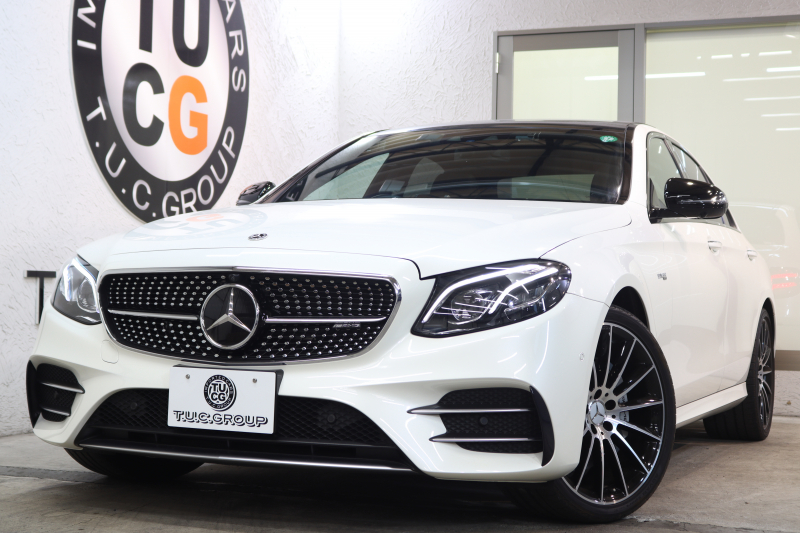 AMG Eクラス E43 4MATIC ｴｸｽｸﾙｰｼﾌﾞ&ﾚｰﾀﾞｰｾｰﾌﾃｨPKG　ｷｰﾚｽｺﾞｰ 黒本革 ﾍﾞﾝﾁﾚｰﾀｰ ﾊﾟﾉﾗﾏSR ﾍｯﾄﾞｱｯﾌﾟD HDDﾅﾋﾞTV ｽﾏﾎ連携 ﾌﾞﾙﾒｽﾀｰ 360ｶﾒﾗ PTS LEDﾗｲﾄ 自動ﾄﾗﾝｸ ﾊﾝｽﾞﾌﾘｰA AMG専用装備&ﾁｭｰﾆﾝｸﾞ ｴｱｻｽ 9AT　2年保証