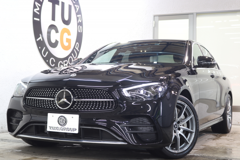 メルセデスベンツ Eクラス E300 ｽﾎﾟｰﾂ ｴｸｽｸﾙｰｼﾌﾞ&ﾚｰﾀﾞｰｾｰﾌﾃｨPKG　後期 1ｵｰﾅｰ MEｺﾈｸﾄ ｷｰﾚｽｺﾞｰ 黒本革 ﾍｯﾄﾞｱｯﾌﾟD MBUXﾅﾋﾞTV ｽﾏﾎ連携 ﾌﾞﾙﾒｽﾀｰ 360ｶﾒﾗ PTS LEDﾗｲﾄ 自動ﾄﾗﾝｸ AMGｴｱﾛ&19AW ﾀﾞｲﾅﾐｯｸS ｴｱｻｽ 9AT　2年保証