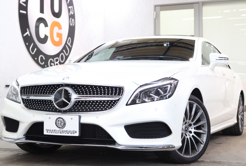 メルセデスベンツ CLS CLS220d AMGﾗｲﾝ ﾚｰﾀﾞｰｾｰﾌﾃｨPKG　後期 ｷｰﾚｽｺﾞｰ 黒本革 ｻﾝﾙｰﾌ HDDﾅﾋﾞTV&ｷｬﾝｾﾗｰ ｽﾏﾎ連携 360ｶﾒﾗ PTS LEDﾗｲﾄ AMGｴｱﾛ&19AW ｴｱｻｽ 7AT　2年保証
