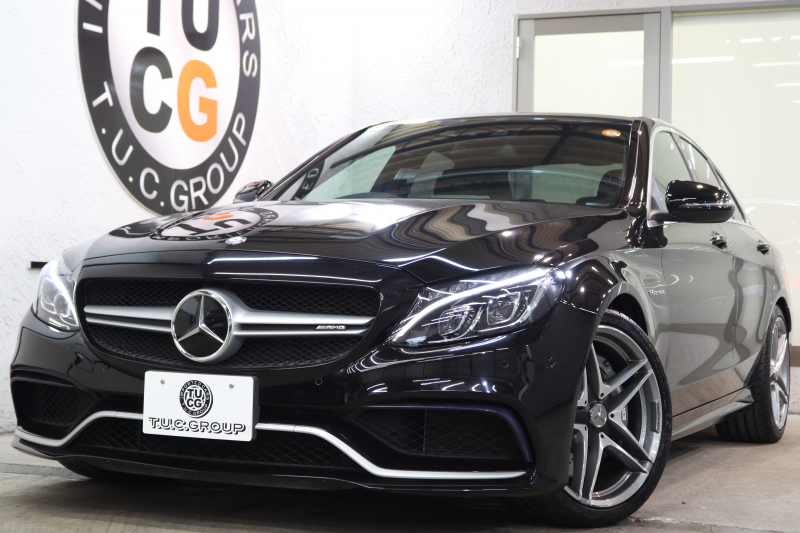 AMG Cクラス C63 ｴｸｽｸﾙｰｼﾌﾞ&ﾚｰﾀﾞｰｾｰﾌﾃｨPKG　1ｵｰﾅｰ ｷｰﾚｽｺﾞｰ 黒/赤本革 ﾍｯﾄﾞｱｯﾌﾟD HDDﾅﾋﾞTV BT音楽 ﾌﾞﾙﾒｽﾀｰ ﾊﾞｯｸｶﾒﾗ PTS LEDﾗｲﾄ 自動ﾄﾗﾝｸ ﾊﾝｽﾞﾌﾘｰA AMG専用装備&ﾁｭｰﾆﾝｸﾞﾀﾞｲﾅﾐｯｸS 7AT　2年保証