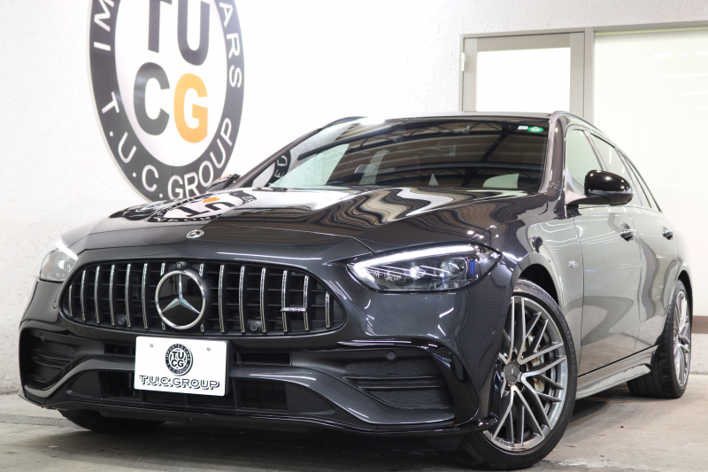 AMG Cクラス C43 4MATIC ｽﾃｰｼｮﾝﾜｺﾞﾝ AMGﾅｲﾄ&ﾚｰﾀﾞｰｾｰﾌﾃｨPKG　BSG搭載 1ｵｰﾅｰ ｷｰﾚｽｺﾞｰ 黒本革 ﾍﾞﾝﾁﾚｰﾀｰ ﾊﾟﾉﾗﾏSR HUD MBUXﾅﾋﾞTV&ARﾅﾋﾞ ｽﾏﾎ連携 ﾌﾞﾙﾒｽﾀｰ 360ｶﾒﾗ PTS LEDﾗｲﾄ 自動Rｹﾞｰﾄ AMG専用装備&ﾁｭｰﾆﾝｸﾞ ﾘｱｱｸｽﾙｽﾃｱ 9AT 希少色　2年保証