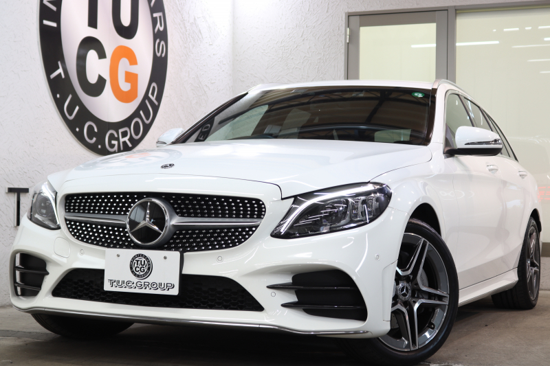 メルセデスベンツ Cクラス C200ｽﾃｰｼｮﾝﾜｺﾞﾝ AVG AMGﾗｲﾝ ﾚｻﾞｰｴｸｽｸﾙｰｼﾌﾞ&ﾚｰﾀﾞｰｾｰﾌﾃｨPKG　BSG搭載 後期 ｷｰﾚｽｺﾞｰ 赤本革 ﾍｯﾄﾞｱｯﾌﾟD HDDﾅﾋﾞTV ｽﾏﾎ連携 ﾌﾞﾙﾒｽﾀｰ ﾊﾞｯｸｶﾒﾗ PTS LEDﾗｲﾄ ﾊﾝｽﾞﾌﾘｰA AMGｴｱﾛ&18AW ｴｱｻｽ 9AT　2年保証