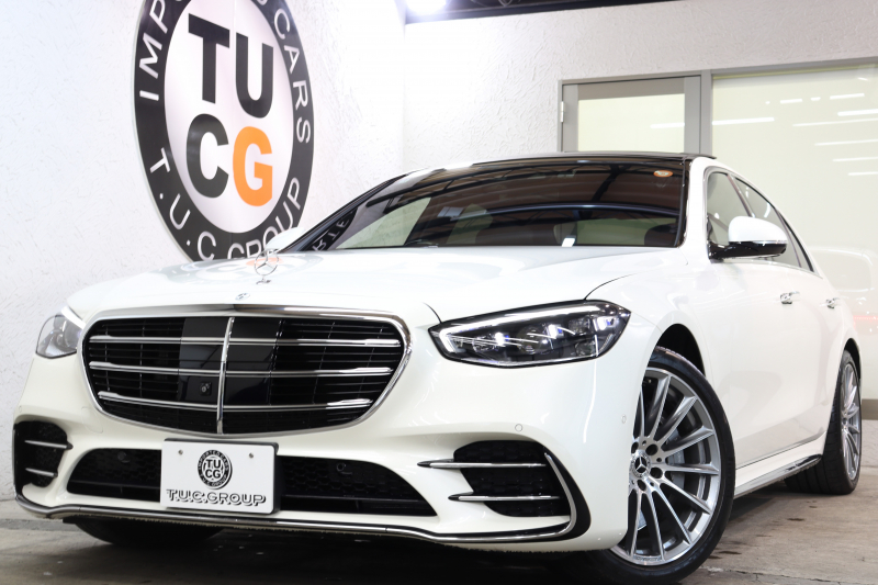 メルセデスベンツ Sクラス S500 4MATIC AMGﾗｲﾝ ﾚｻﾞｰｴｸｽｸﾙｰｼﾌﾞ&ﾍﾞｰｼｯｸ&ﾚｰﾀﾞｰｾｰﾌﾃｨPKG　ISG搭載 ｷｰﾚｽｺﾞｰ 黒本革 ﾍﾞﾝﾁﾚｰﾀｰ ﾊﾟﾉﾗﾏSR ﾍｯﾄﾞｱｯﾌﾟD MBUXﾅﾋﾞTV ｽﾏﾎ連携 ﾌﾞﾙﾒｽﾀｰ 360ｶﾒﾗ PTS LEDﾗｲﾄ ﾊﾝｽﾞﾌﾘｰA AMGｴｱﾛ&20AW ﾜｲﾔﾚｽ充電 9AT　2年保証