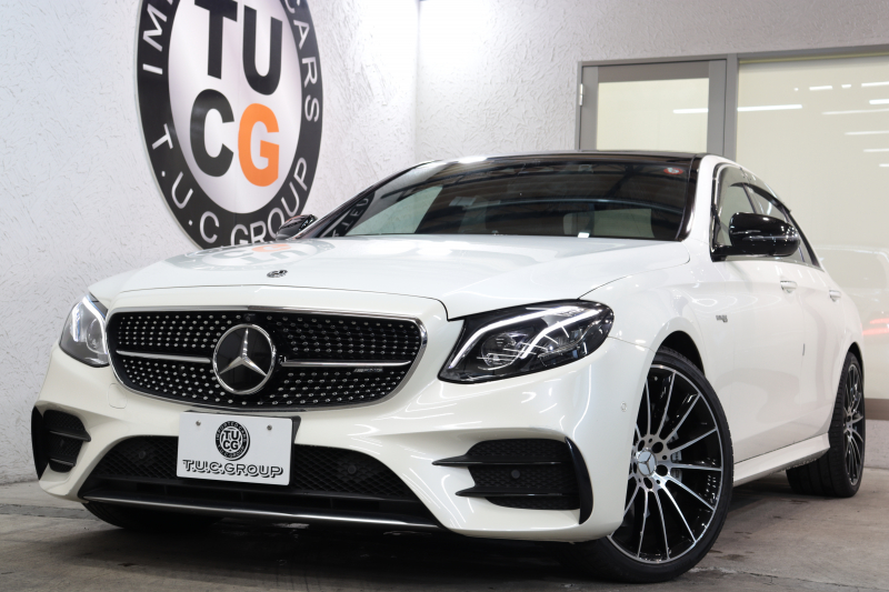 AMG Eクラス E43 4MATIC ｴｸｽｸﾙｰｼﾌﾞ&ﾚｰﾀﾞｰｾｰﾌﾃｨPKG　ｷｰﾚｽｺﾞｰ 黒本革 ﾍﾞﾝﾁﾚｰﾀｰ ﾊﾟﾉﾗﾏSR HUD HDDﾅﾋﾞTV&ｷｬﾝｾﾗｰ ｽﾏﾎ連携 ﾌﾞﾙﾒｽﾀｰ 360ｶﾒﾗ PTS LEDﾗｲﾄ ﾊﾝｽﾞﾌﾘｰA AMG専用装備&ﾁｭｰﾆﾝｸﾞ 9AT　2年保証