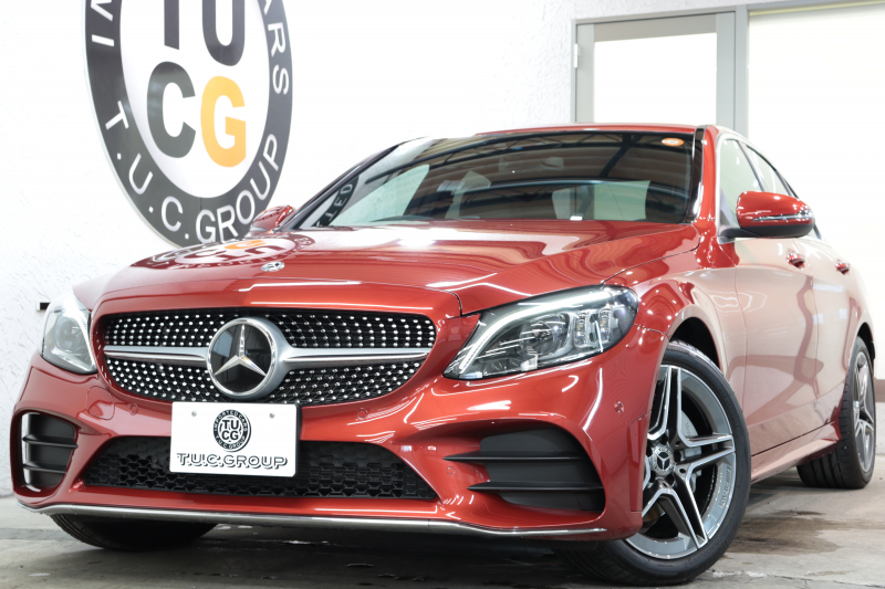 メルセデスベンツ Cクラス C200 ﾛｰﾚｳｽｴﾃﾞｨｼｮﾝ ｽﾎﾟｰﾂﾌﾟﾗｽ&ﾚｰﾀﾞｰｾｰﾌﾃｨPKG　特別仕様車 BSG搭載 後期 ｷｰﾚｽｺﾞｰ 黒革 ｼｰﾄﾋｰﾀｰ ﾍｯﾄﾞｱｯﾌﾟD HDDﾅﾋﾞTV ｽﾏﾎ連携 Bｶﾒﾗ PTS LEDﾗｲﾄ ﾊﾝｽﾞﾌﾘｰA AMGｴｱﾛ&18AW ｴｱｻｽ 9AT 希少色ﾋﾔｼﾝｽﾚｯﾄﾞ　2年保証