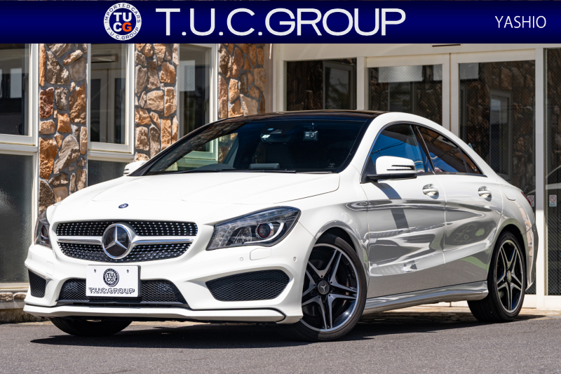 メルセデスベンツ CLAクラス CLA250 4MATIC ﾚｰﾀﾞｰｾｰﾌﾃｨPKG　中期 Pｽﾀ ECO 黒半革 ﾊﾟﾉﾗﾏSR 純正ﾅﾋﾞ ﾌﾙｾｸﾞ Bｶﾒﾗ PTS HID ACC BSM LCW AMGｴｱﾛ&18AW 7G-DCT　2年保証