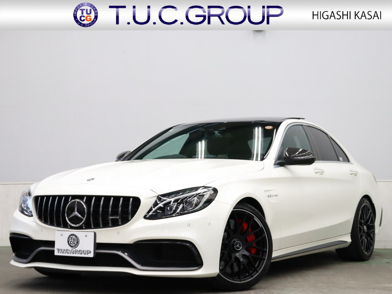 AMG Cクラス C63S ｴｸｽｸﾙｰｼﾌﾞP ﾚｰﾀﾞｰSP　ﾛｰﾀﾞｳﾝ 黒革 ｼｰﾄﾋｰﾀｰ 純正HDDﾅﾋﾞ ﾌﾞﾙﾒｽﾀｰS ﾍｯﾄﾞｱｯﾌﾟD Bｶﾒﾗ LEDﾍｯﾄﾞﾗｲﾄ 自動Rｹﾞｰﾄ&ﾊﾝｽﾞﾌﾘｰA AMG強化ﾌﾞﾚｰｷ AMGﾊﾟﾌｫｰﾏﾝｽEX AMGｴｱﾛ&19AW　2年保証