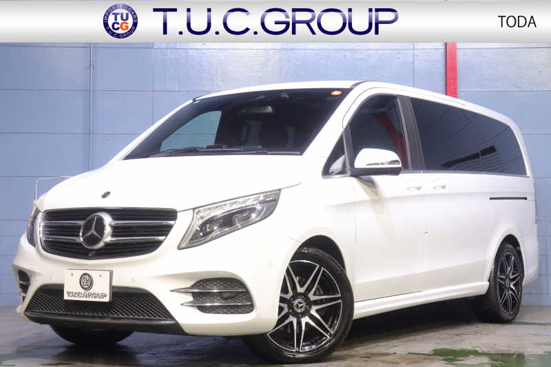 メルセデスベンツ Vクラス V220d ｽﾎﾟｰﾂ ﾛﾝｸﾞ ﾚｰﾀﾞｰSP　黒本革 ﾊﾟﾉﾗﾏｻﾝﾙｰﾌ 8.4ｲﾝﾁﾜｲﾄﾞﾅﾋﾞ Burmesterｻｳﾝﾄﾞ 360ｶﾒﾗ ｱｸﾃｨﾌﾞｸﾙｺﾝ ﾚｰﾝｷｰﾌﾟ ｼｰﾄﾋｰﾀｰ LEDﾍｯﾄﾞﾗｲﾄ AMGｴｱﾛ&19ｲﾝﾁｱﾙﾐﾎｲｰﾙ　2年保証