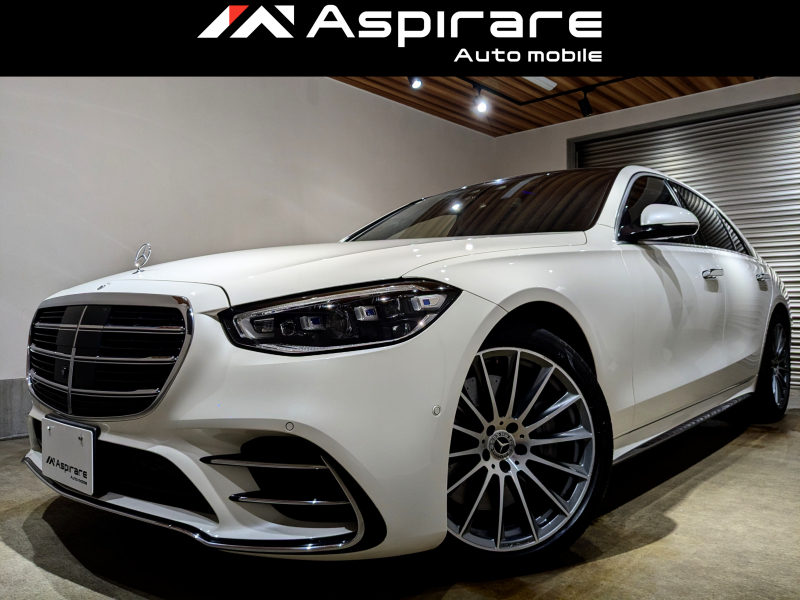 メルセデスベンツ Sクラス S500 4M AMGライン レザーエクスクルーシブPKG　パノラマサンルーフ　ベーシックPKG　エアバランスPKG　黒革シート　マッサージシート　Burmester　ワイヤレスチャージ