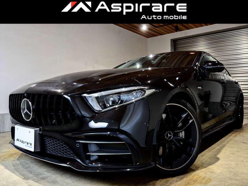 AMG CLSクラス CLS53 4マチック プラス ISG　パナメリカーナグリル　ブラックナッパレザーシート　シートベンチレーション　前後シートヒーター　Burmesterサウンド　ブラックペイント20インチアルミホイール