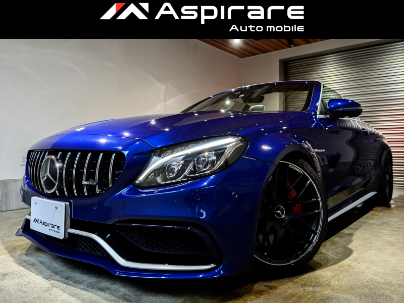 AMG Cクラス C63Sカブリオレ 専用エアロ・AMG19インチアルミホイール　パナメリカーナグリル　パフォーマンスエグゾースト　レーダーセーフティPKG