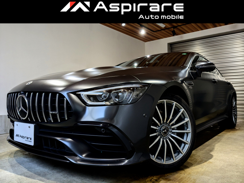 AMG GT 4ドアクーペ GT43 4マチック＋ ライドコントロール＋パッケージ　エクスクルーシブパッケージ　マグノカラー　20インチアルミホイール　レーダーセーフティPKG　サンルーフ