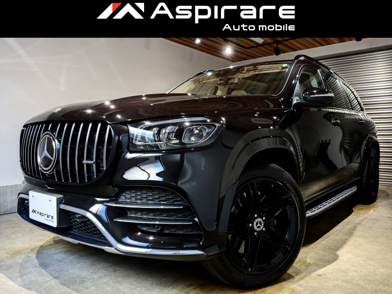 メルセデスベンツ GLS GLS400d 4マチック AMGライン　パナメリカーナグリル　レーダーセーフティー　パノラマサンルーフ　Burmesterサウンド　ベージュレザー　21インチAW